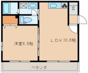 マリンテラスの物件間取画像